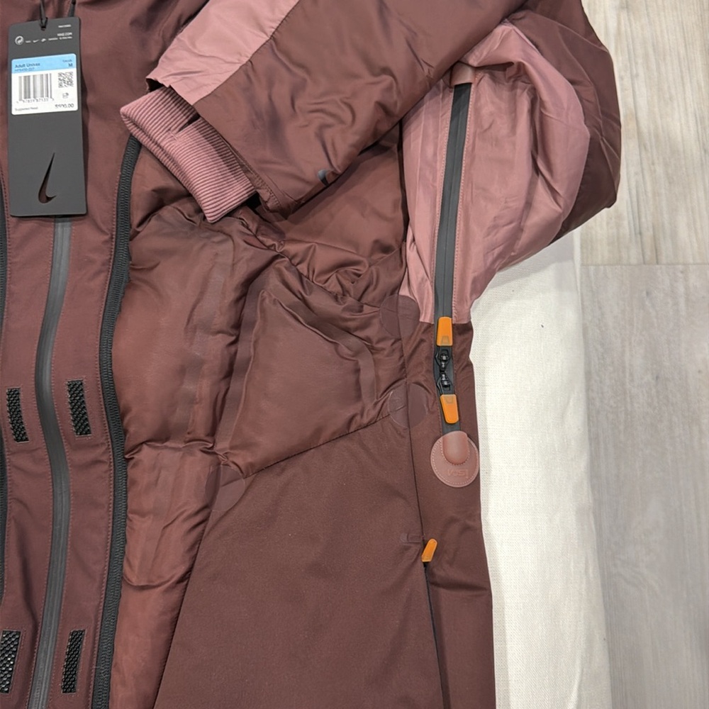 Men's Brown Jacket with Hood - Picture 3 of 14